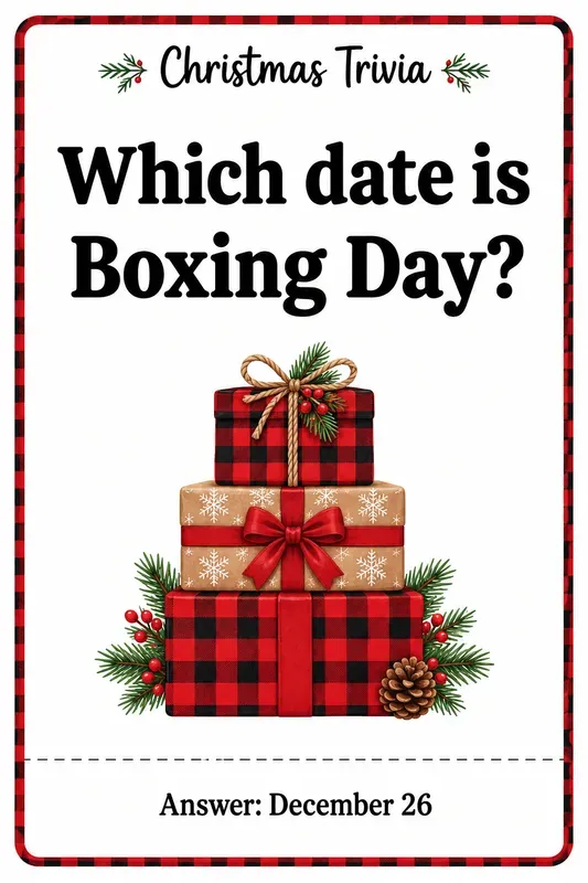Christmas Trivia Game Cards