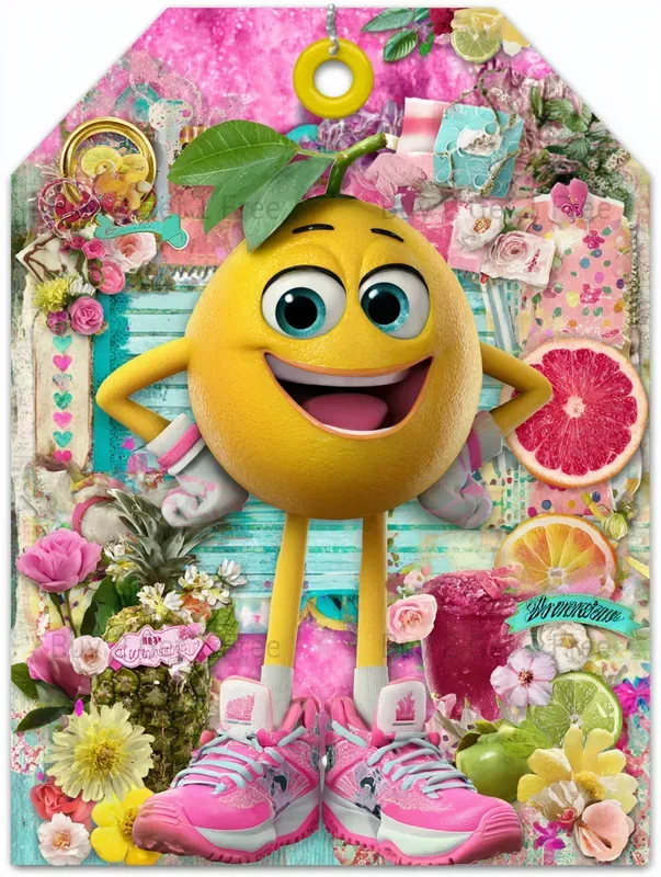 Summer Whimsical Fruit Product Tags