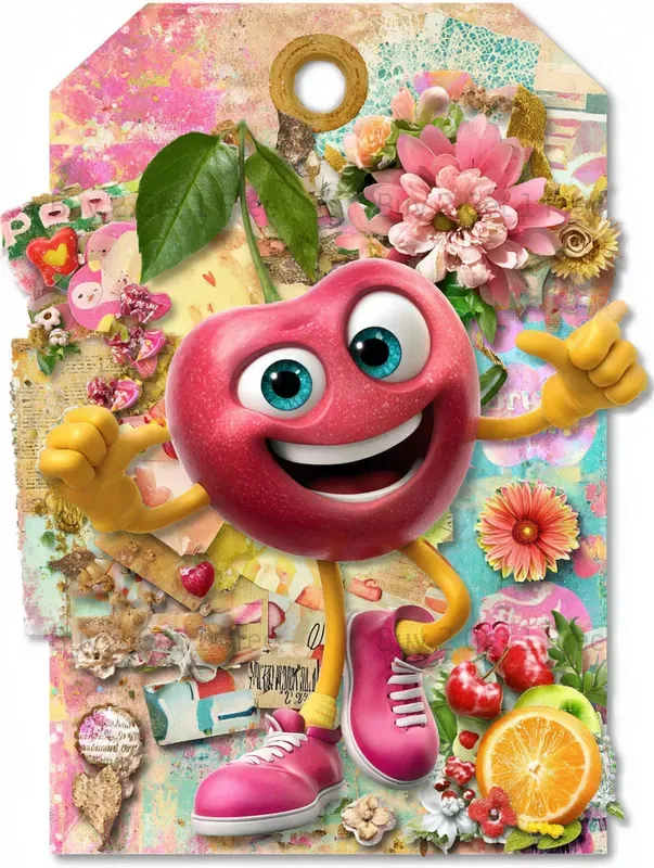 Summer Whimsical Fruit Product Tags