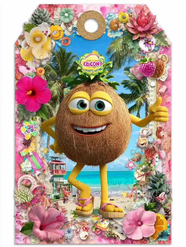 Summer Whimsical Fruit Product Tags