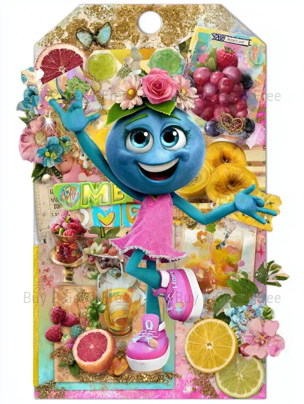 Summer Whimsical Fruit Product Tags