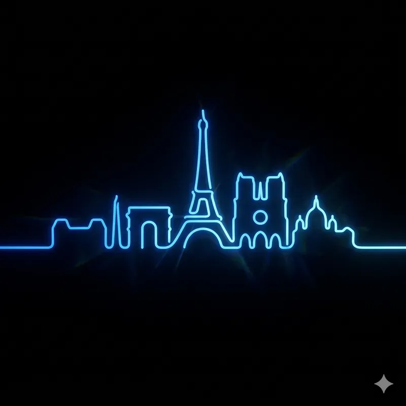 Minimalist City Skyline Vectors