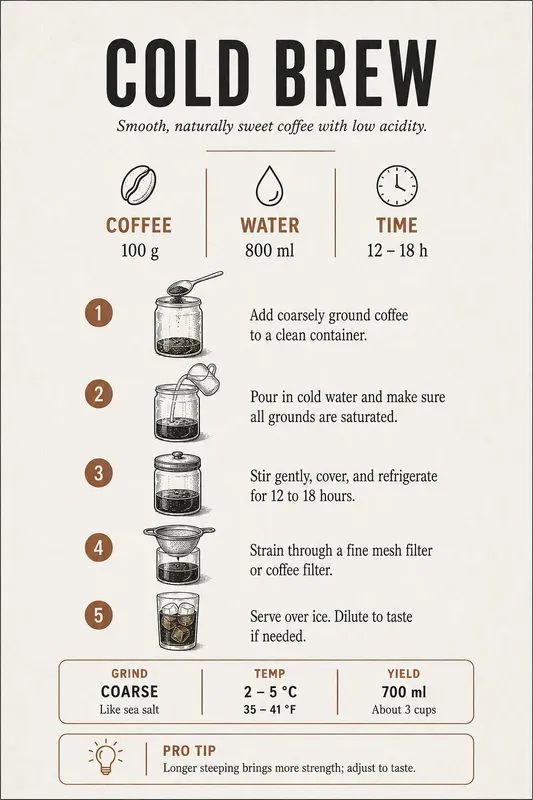 Coffee Brewing Guide Poster Generator