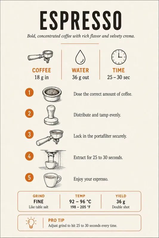 Coffee Brewing Guide Poster Generator