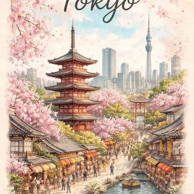 Watercolor Cities