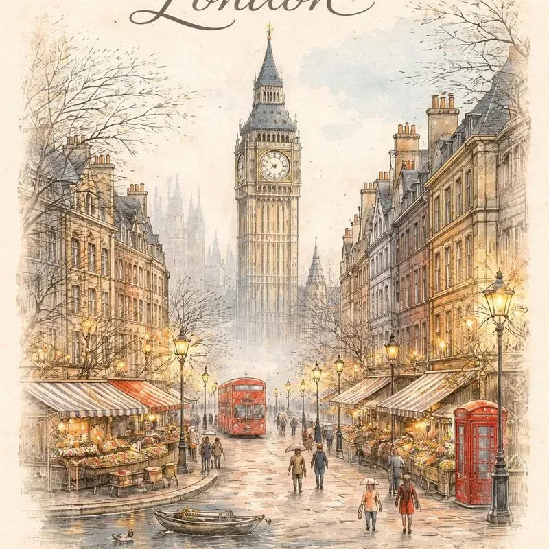 Watercolor Cities