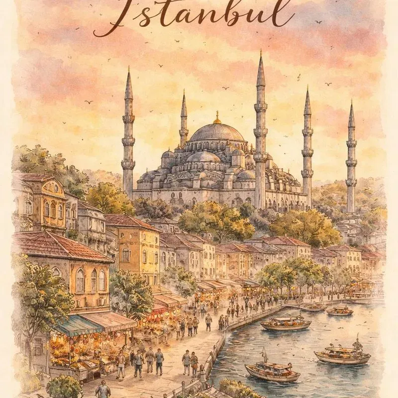 Watercolor Cities