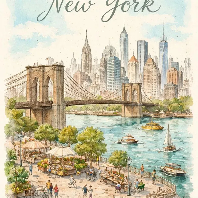 Watercolor Cities