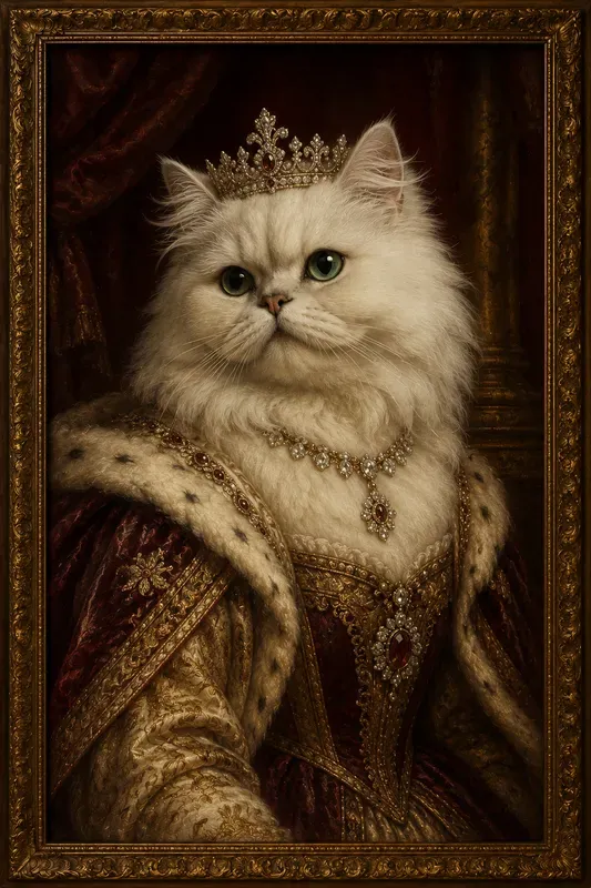 Royal Renaissance Pet Portrait Oils