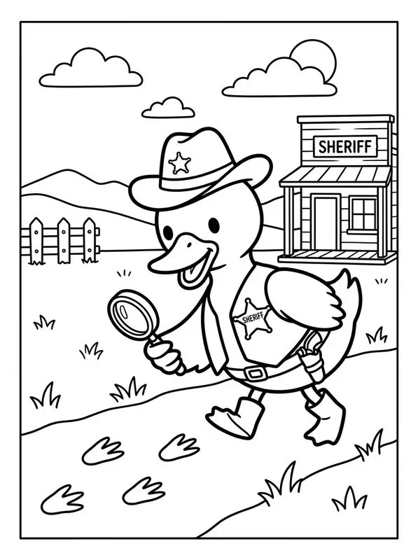 Cute Animal Coloring Book Pages