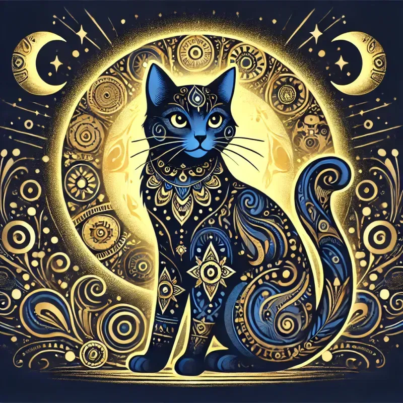 Mystical Midnight Animal Art
