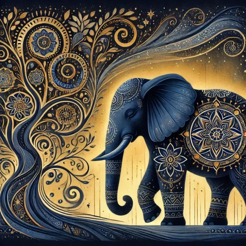 Mystical Midnight Animal Art