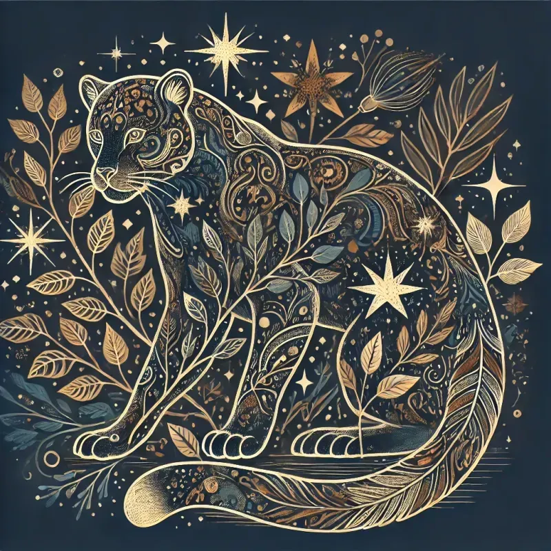 Mystical Midnight Animal Art