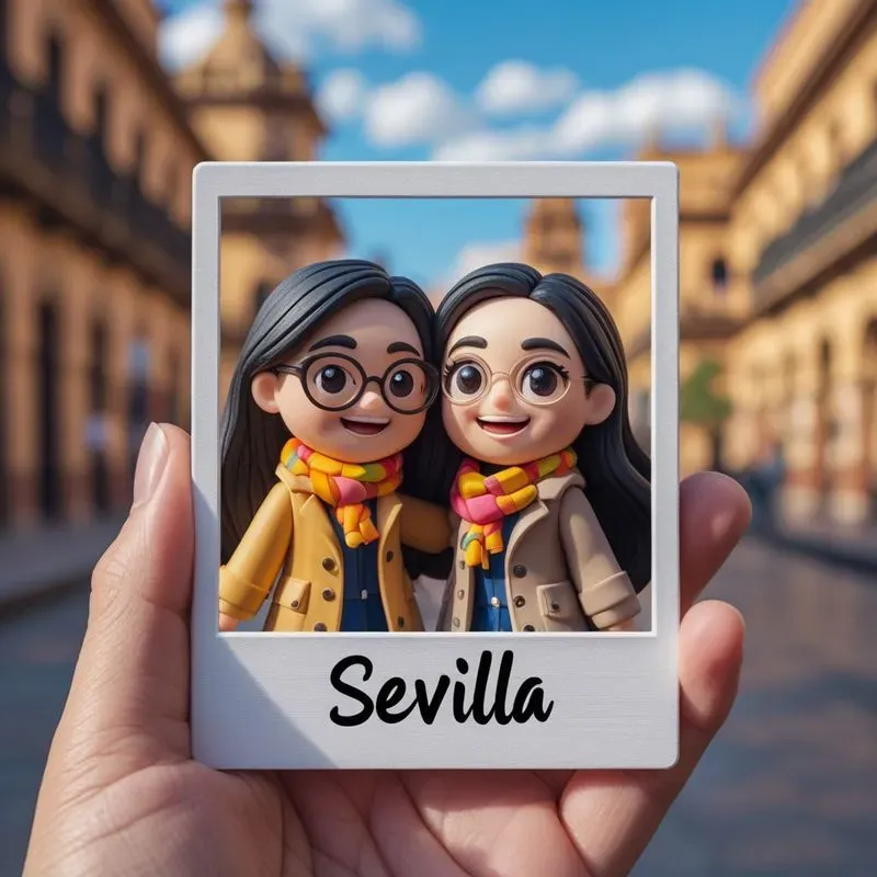 3D Chibi Couple Instax Photo Generator