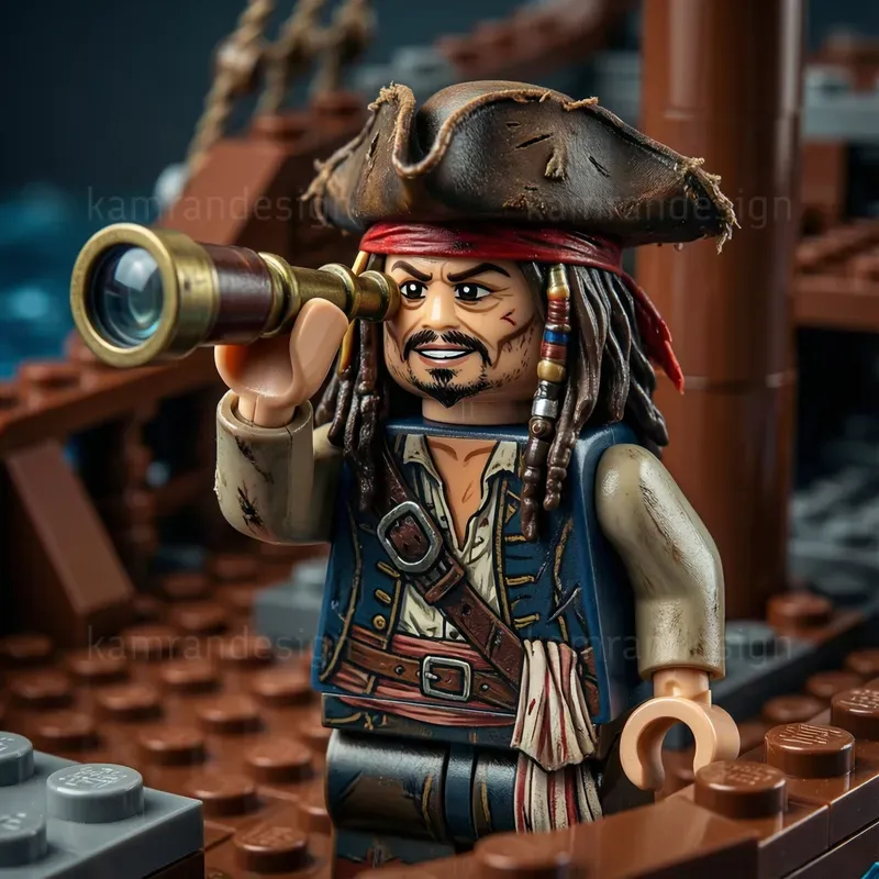 Famous Stars As Lego Minifigures