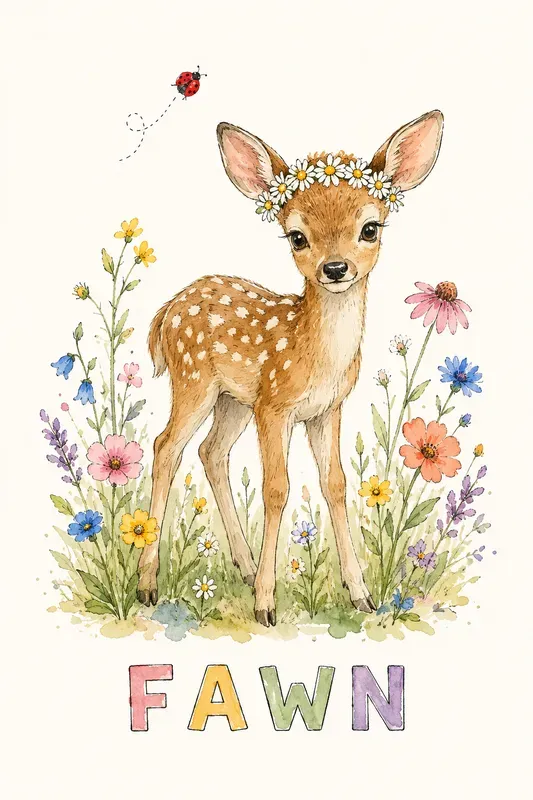 Whimsical Watercolor Animal Characters