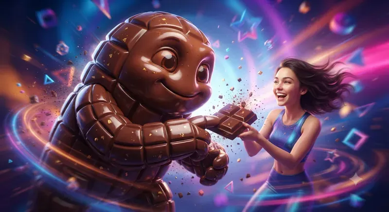 Modern 3D Chocolate Advertisements
