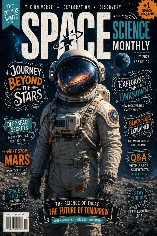 Handdrawn Editorial Magazine Covers