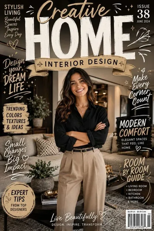 Handdrawn Editorial Magazine Covers