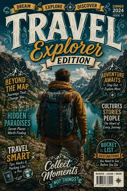 Handdrawn Editorial Magazine Covers