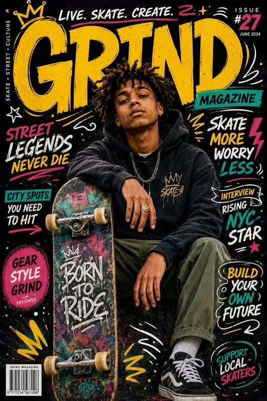 Handdrawn Editorial Magazine Covers