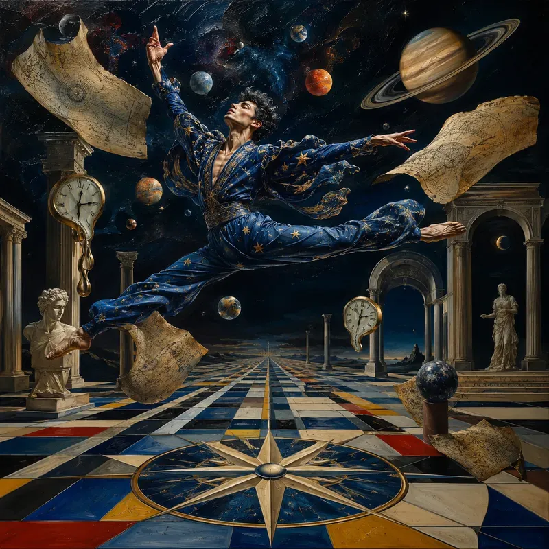 Surrealist Dancers Of Time