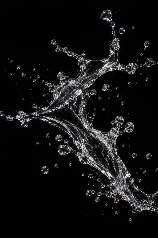 Neon Liquid Splashes