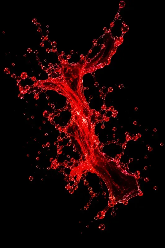 Neon Liquid Splashes