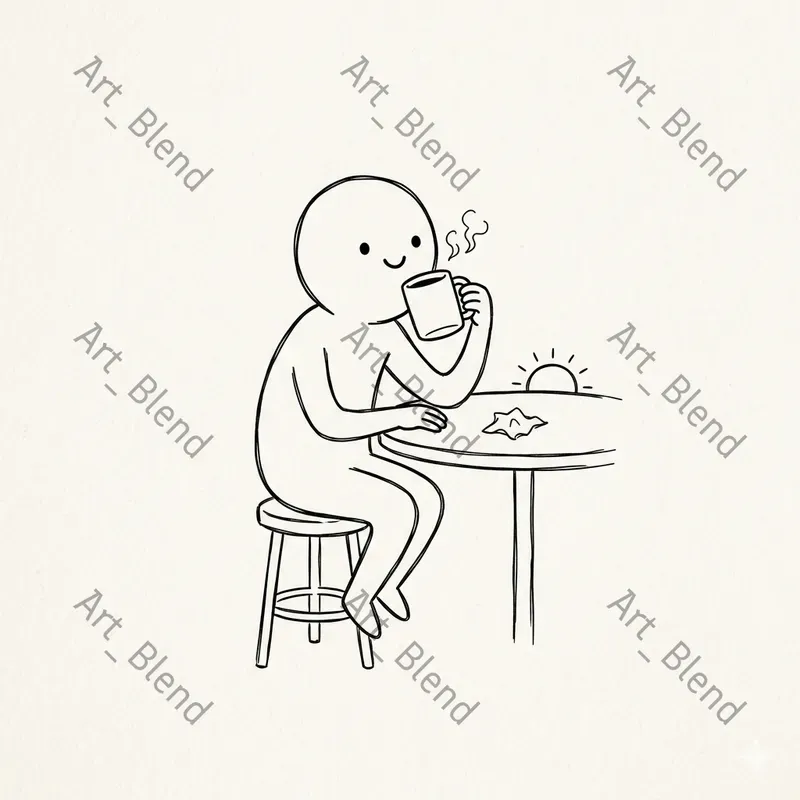 Viral Minimal Doodle Memes