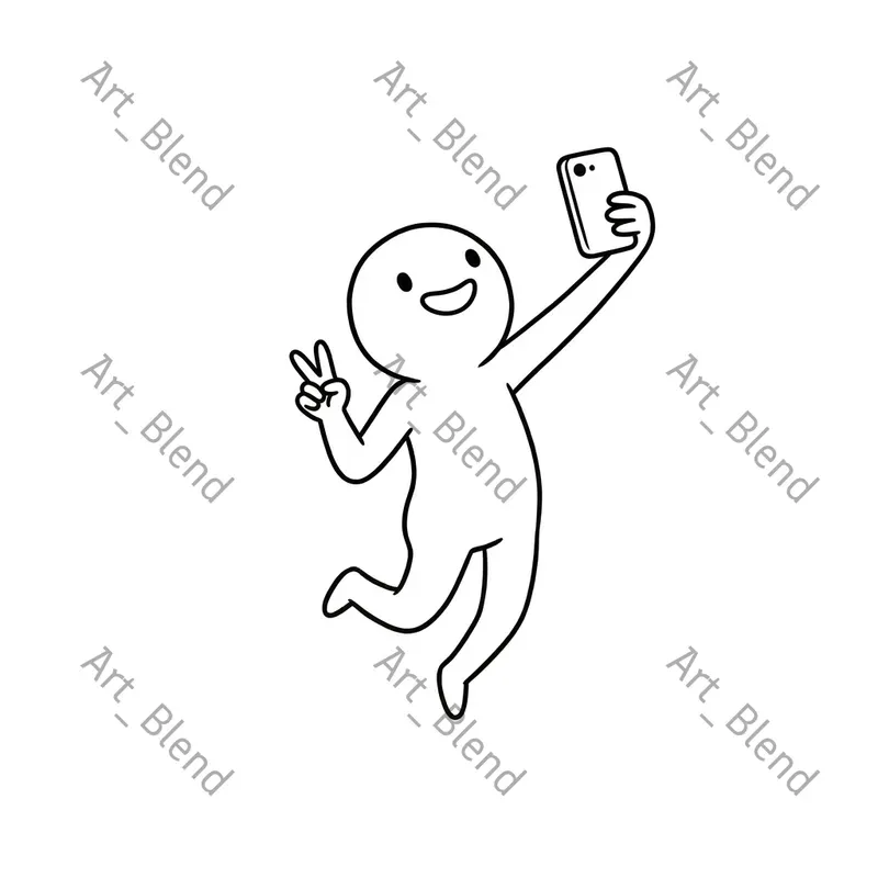 Viral Minimal Doodle Memes