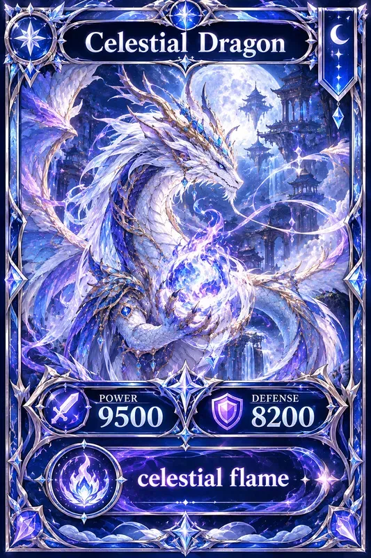 Anime Collectible Card Designs