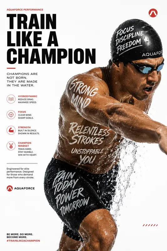 Bold Typography Sports Ads