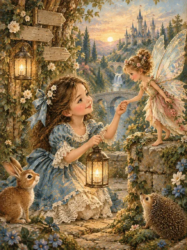 Magical Kids Story Book Illustrations