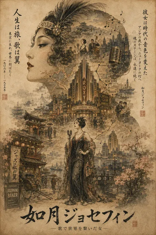 Sumie Portrait Map Art
