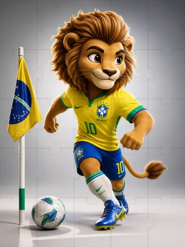 3D Football Mascots In Fifa Style