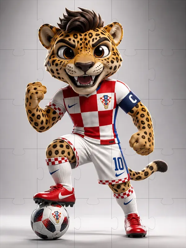 3D Football Mascots In Fifa Style