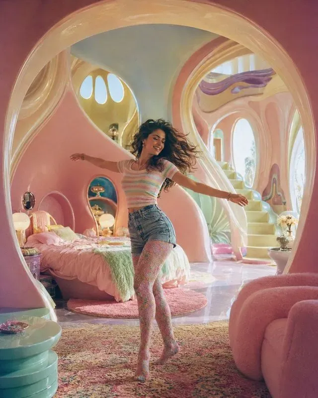 Cinematic 90s Heroine Bedroom Poses