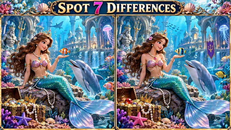 Spot 7 Differences Puzzle Images