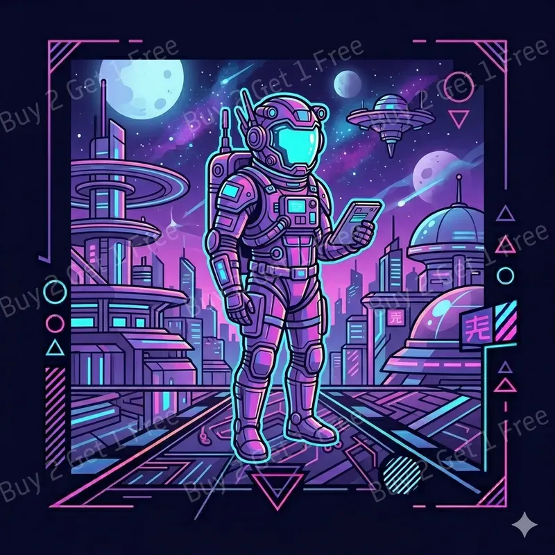 Neon Sunset Streetwear Artworks