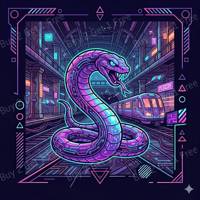 Neon Sunset Streetwear Artworks