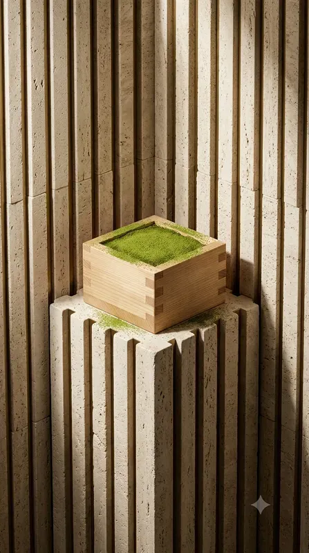 Raw Ribbed Travertine Menu Food Stages