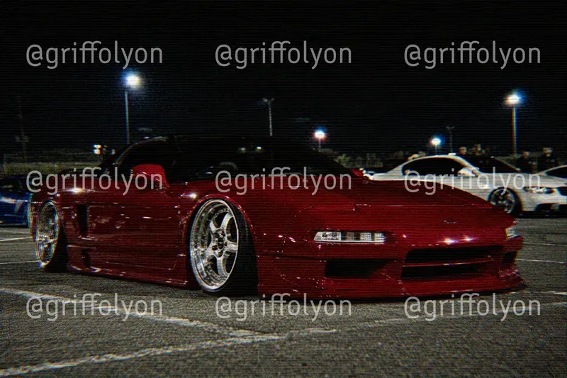Retro VHS Night Car Meets