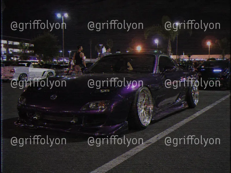 Retro VHS Night Car Meets