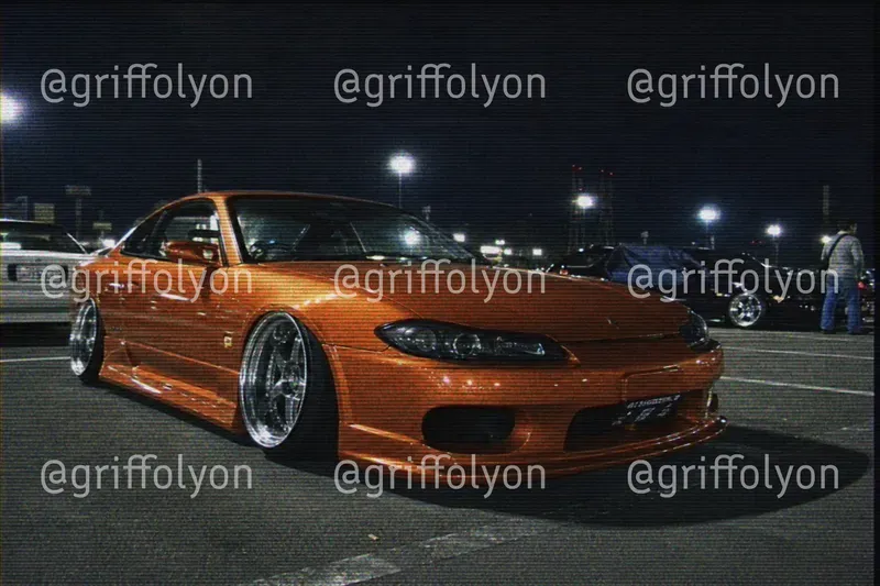 Retro VHS Night Car Meets