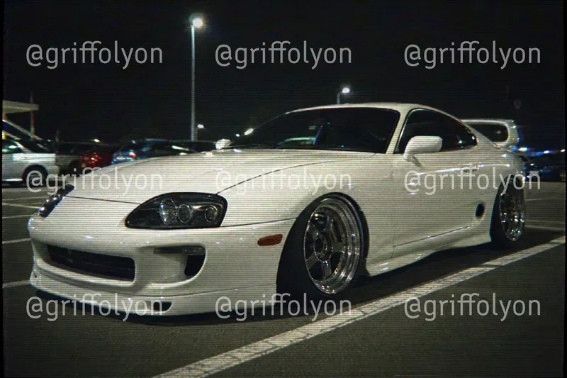 Retro VHS Night Car Meets