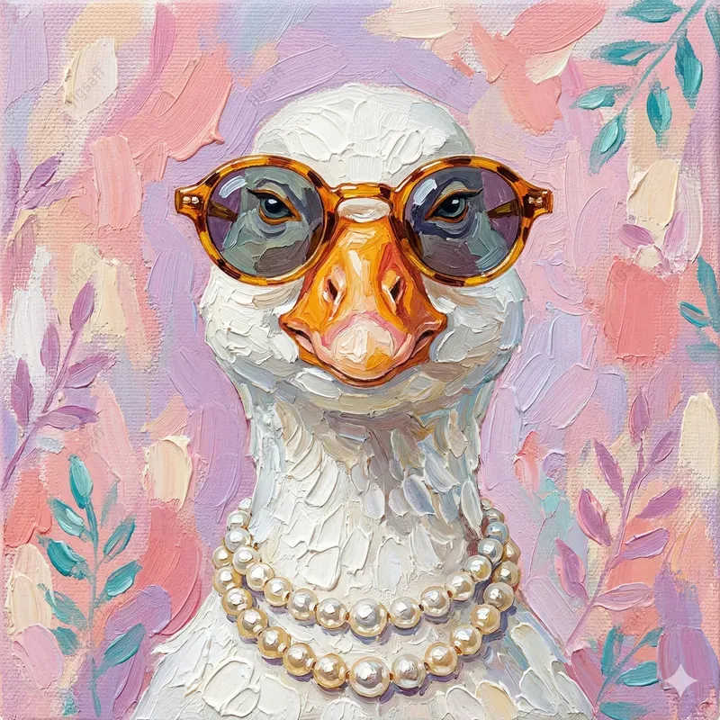 Quirky Painterly Animal Portraits