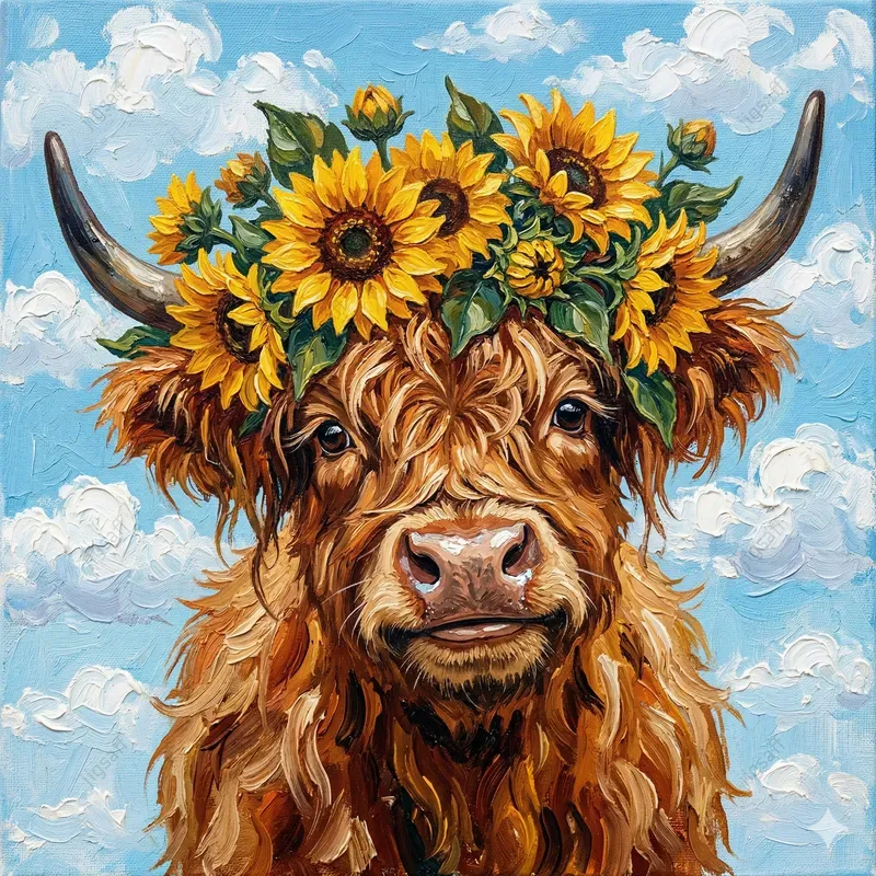 Quirky Painterly Animal Portraits