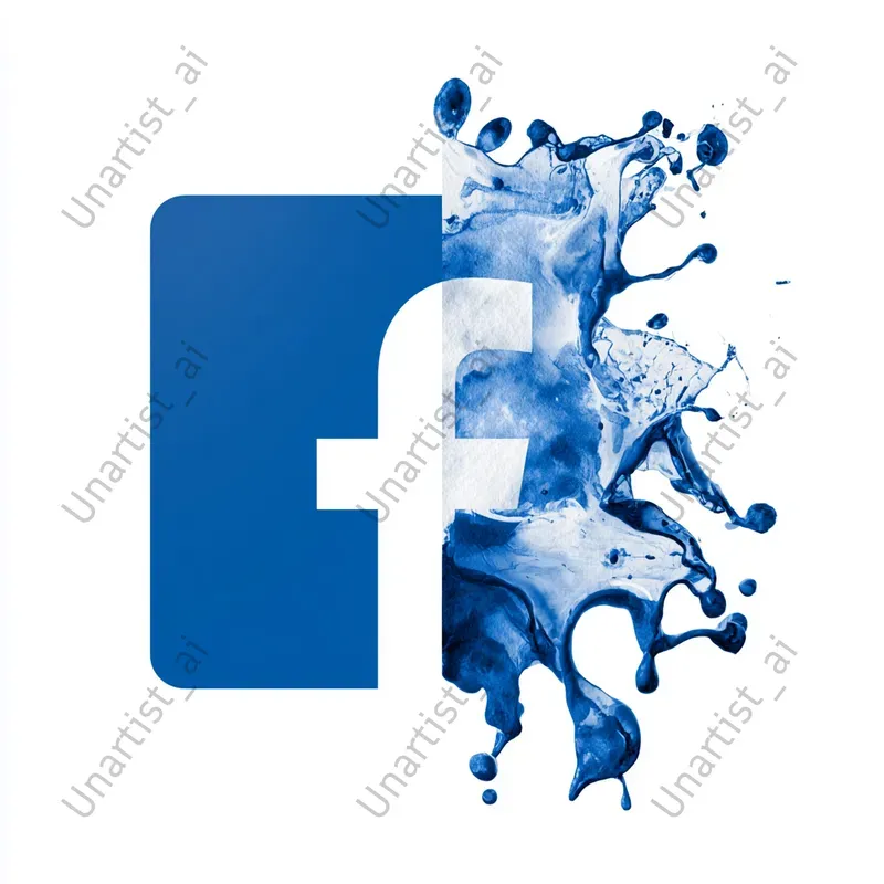 Split Tone Social Media Icon Logos