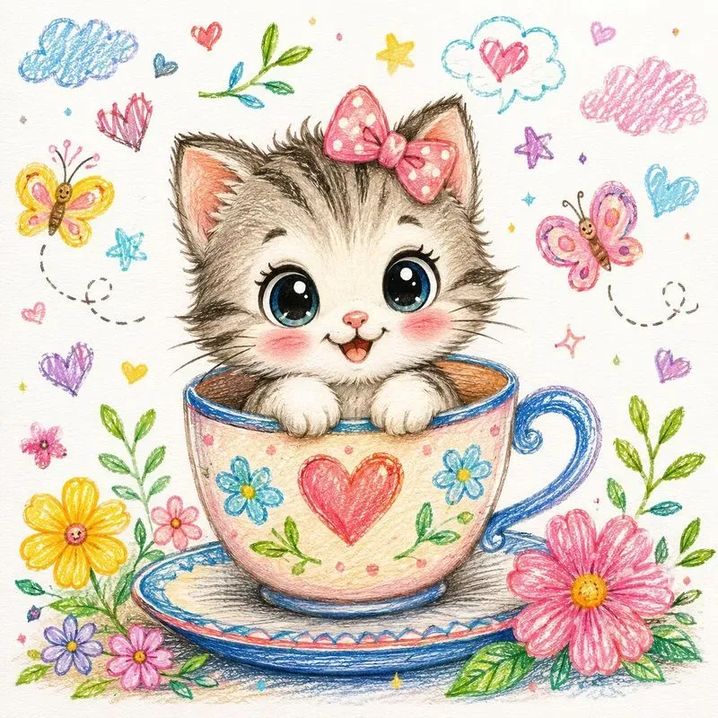 Cute Storybook Animal Art