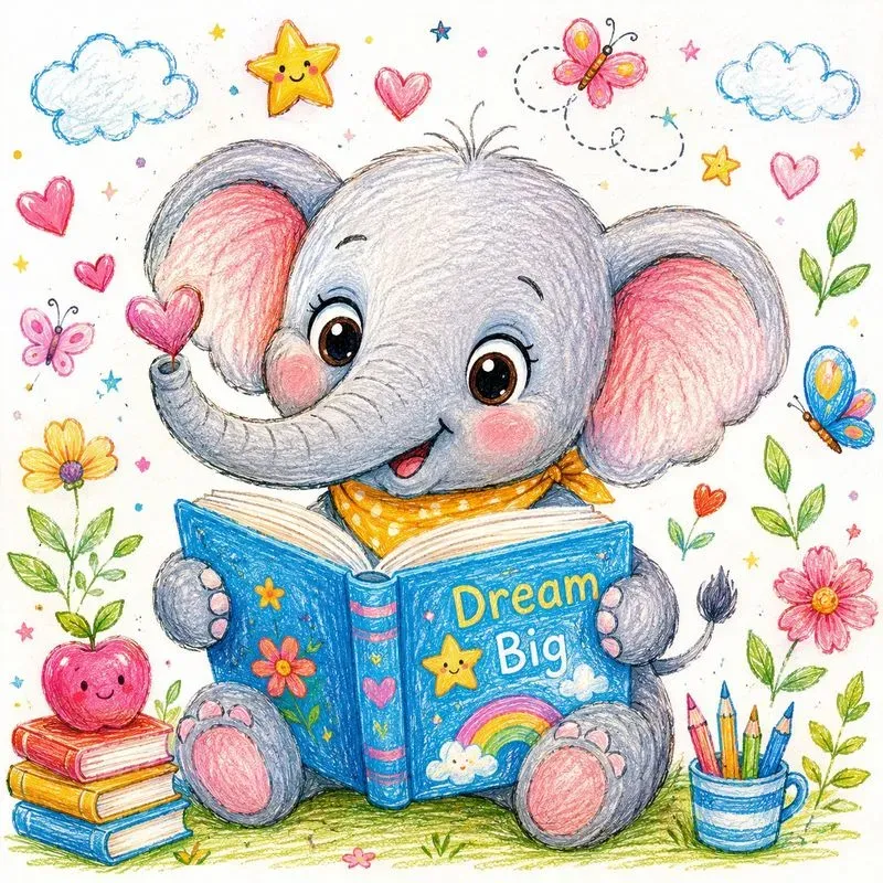 Cute Storybook Animal Art